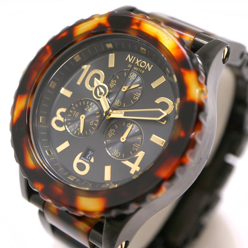 NIXON 腕時計 42-20CHRONO べっ甲 ユニセックス ニクソン 腕時計 42-20
