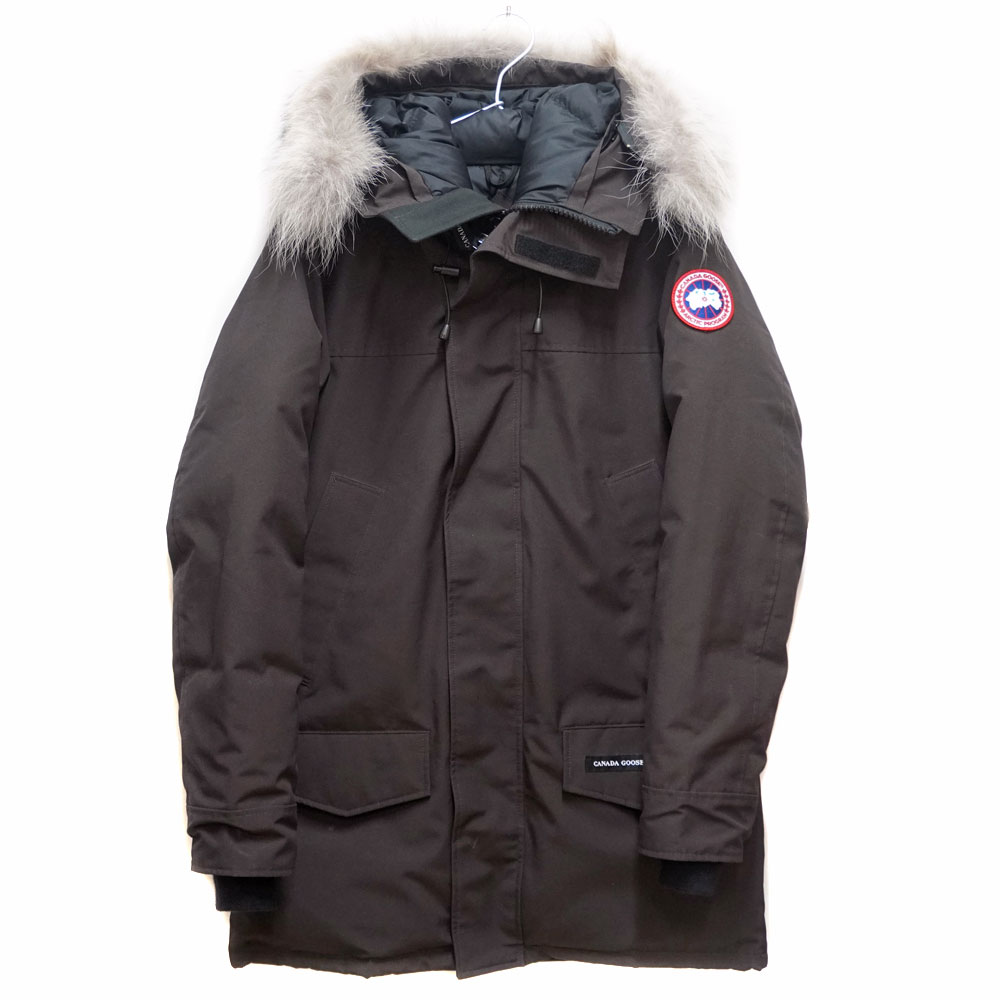 CANADAGOOSE【カナダグース】2062MA  ダウンコート 長袖 アウター ダークブラウン系 ロゴワッペン サイズ:M 防寒【中古】USED-7 質屋かんてい局北名古屋店　n21-2924