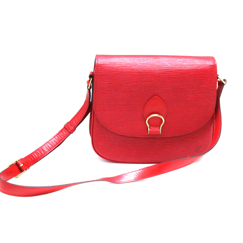 ルイヴィトン Louisvuitton M52197 サンクルー エピ レッド ショルダーバッグ【中古】