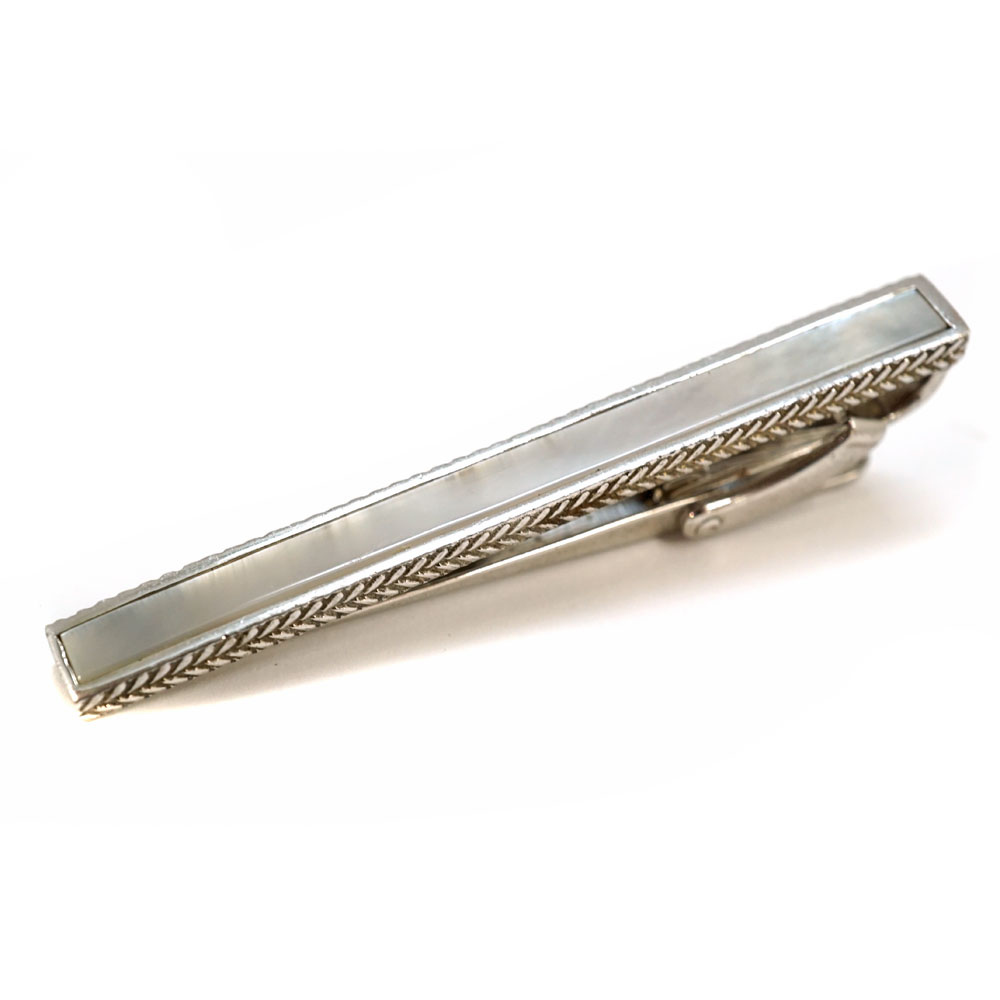 エルメネジルドゼニア ネクタイピン トリプルステッチ タイピン 金属素材 ケース 未使用品【エルメネジルドゼニア】本物 Ermenegildo Zegna ネクタイ