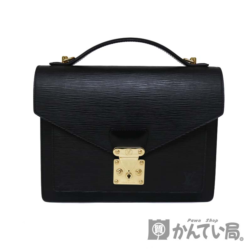 Louis Vuitton エピ　モンソー　ブラック　箱つき Louis Vuitton エピ モンソー ブラック 箱つき Louis Vuitton エピ
