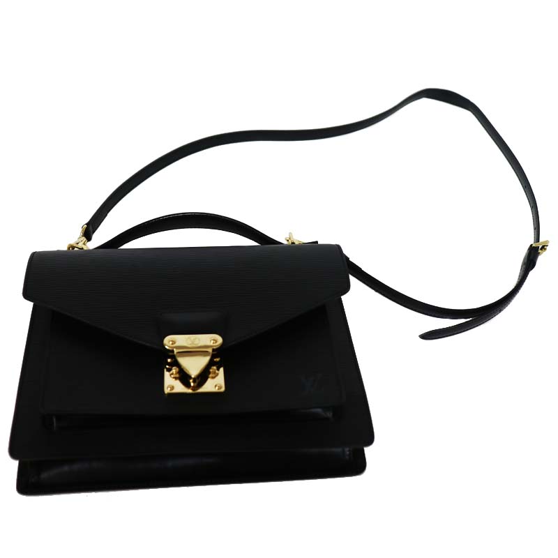 高級　ルイヴィトン　エピ　モンソー　2way ショルダーバッグ　ハンドバッグ　黒 楽天市場】【バッグ】LOUIS VUITTON ルイ ヴィトン エピ モンソー