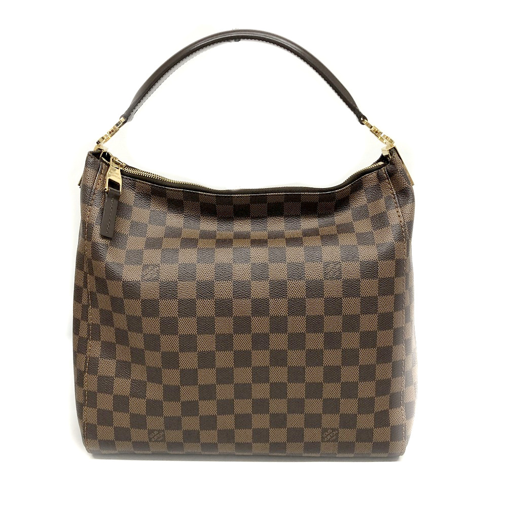 質屋かんてい局オンラインショップ / LOUIS VUITTON 【ルイヴィトン】 N41184 ポートベローPM ショルダーバッグ ダミエ・エベヌ  ブラウン系 レディース カジュアル メンズ 紳士 【中古】 USED-7 質屋 かんてい局細畑店 h2204001