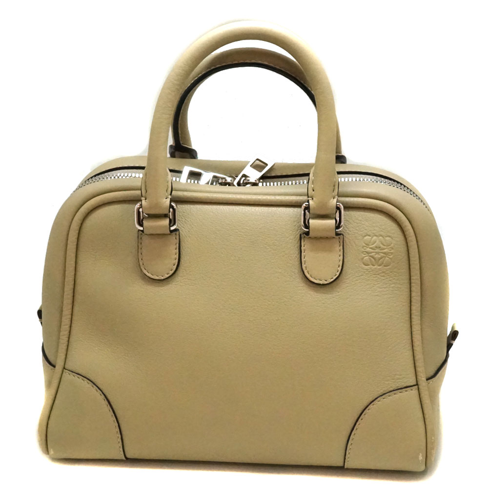LOEWE ロエベ アマソナ 2WAY ハンドバッグ レザー レディース 中古 