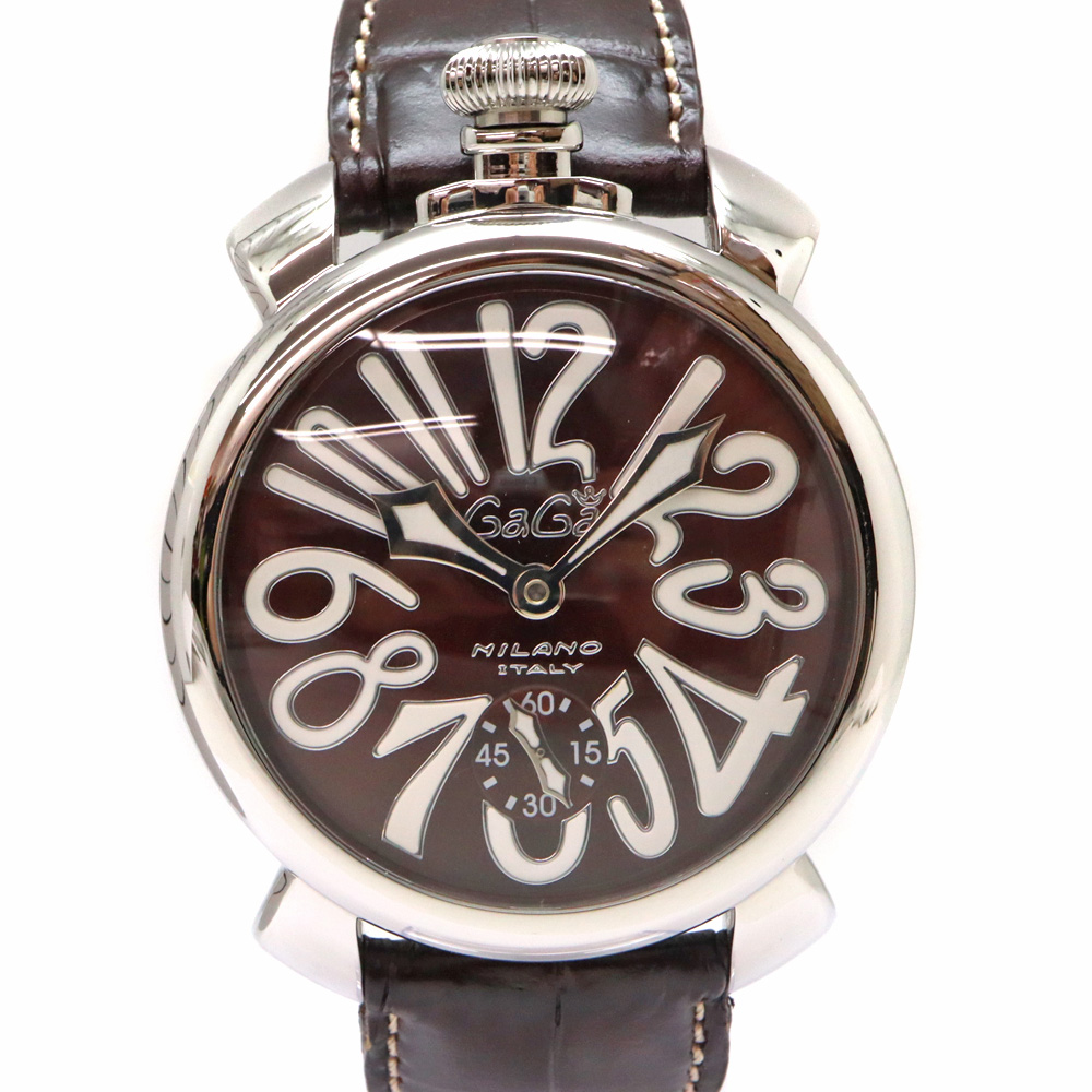 ガガミラノ 腕時計　マヌアーレ48付属品はなしで写真のみですよね