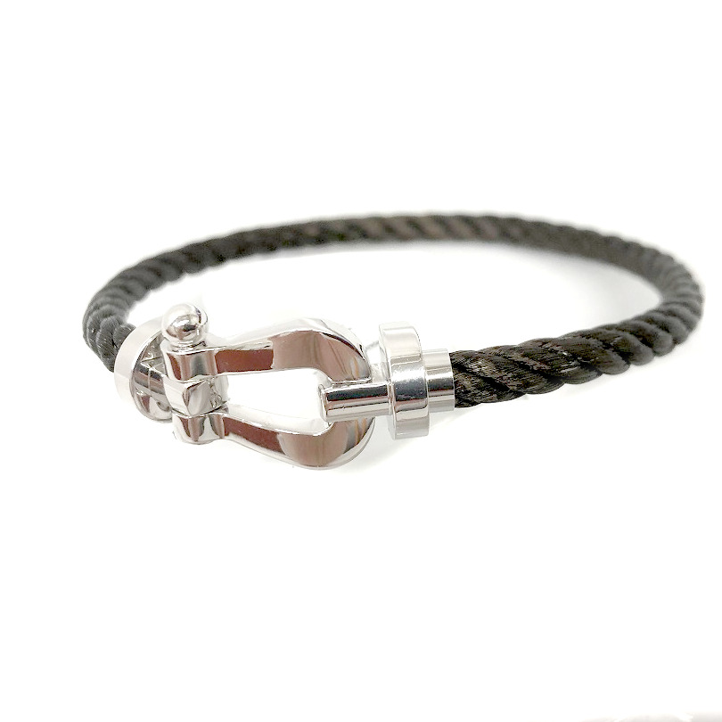 FRED 【フレッド】 フォース10 ブレスレット　K18WG　金　ホワイトゴールド　Au750表記　サイズ表記:18　約18cm ジュエリー　アクセサリー　新品仕上げ済み　USED-8【中古】質屋　かんてい局細畑店　h2200214