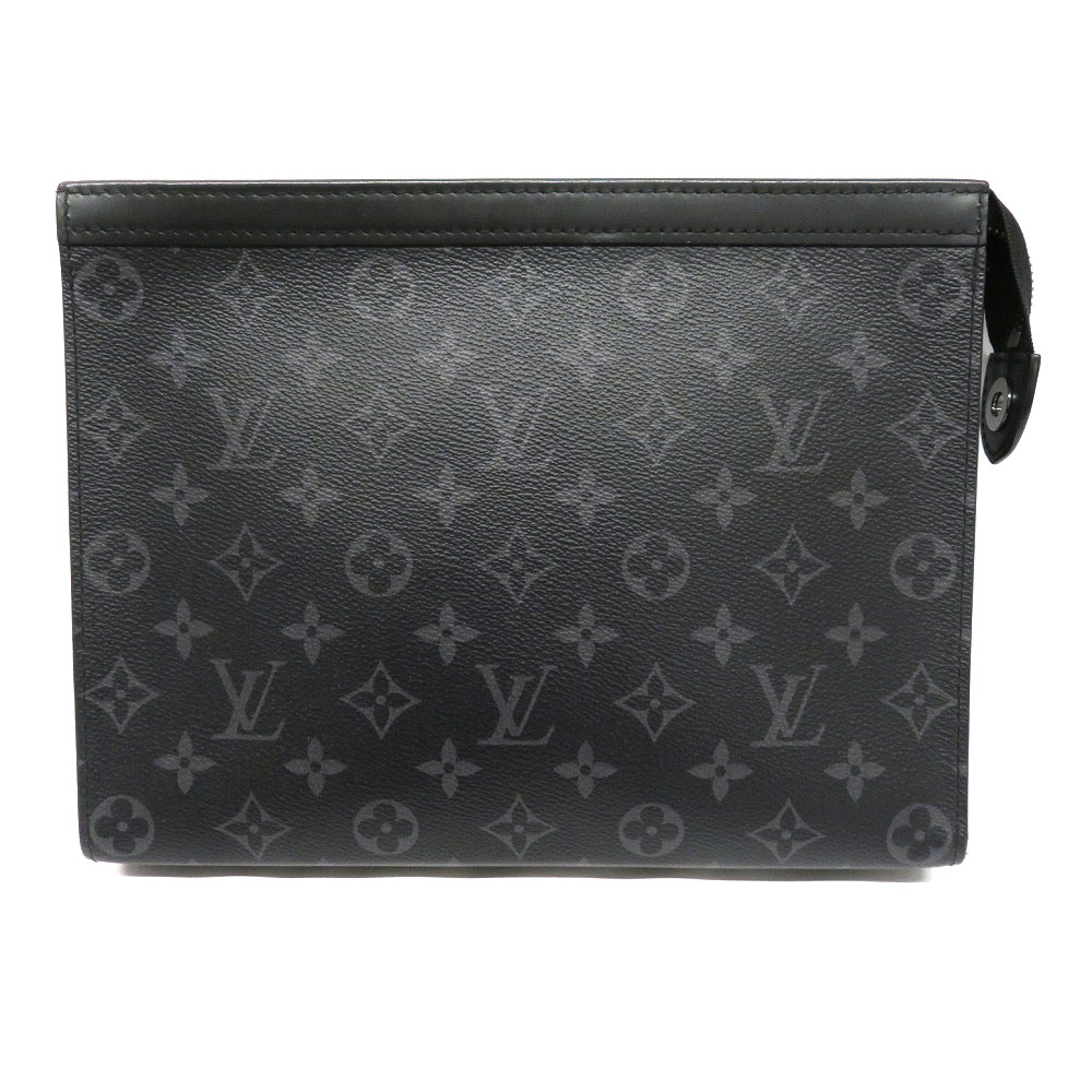 LOUISVUITTON【ヴィトン】M61692 ポシェットヴォワヤージュMM セカンドバッグ ポーチ エクリプス ブラック【中古】USED-6 質屋 かんてい局細畑店 h2103804