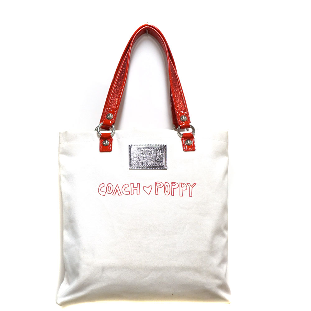 COACH　トートバッグ　ポピー　ピンキー　キャンバス　スパンコール　14714 COACH コーチ ポピー ピンキー キャンバス トートバッグ ピンク