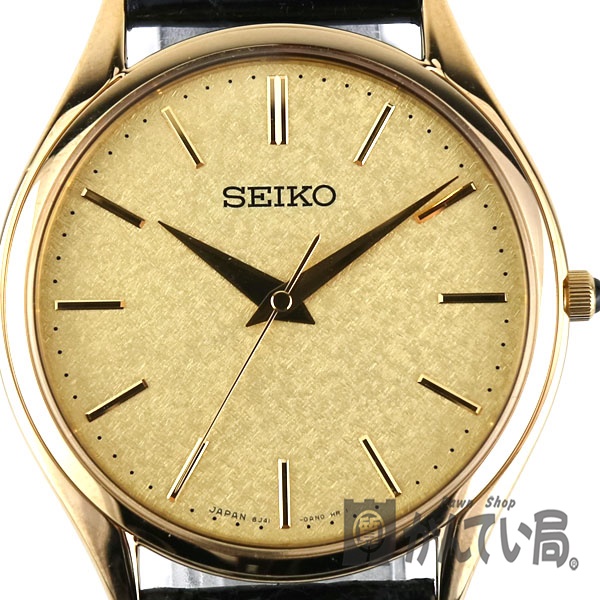 【新品電池】 SEIKO Dolce ドルチェ メンズ 腕時計 ゴールド SEIKO Dolce メンズクォーツ ゴールド レザー｜Yahoo!フリマ（旧