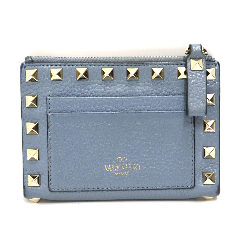 VALENTINO ロックスタッズ パスポートカバー / カードケース VALENTINO GARAVANI ヴァレンティノ スタッズ カードケース VALENTINO
