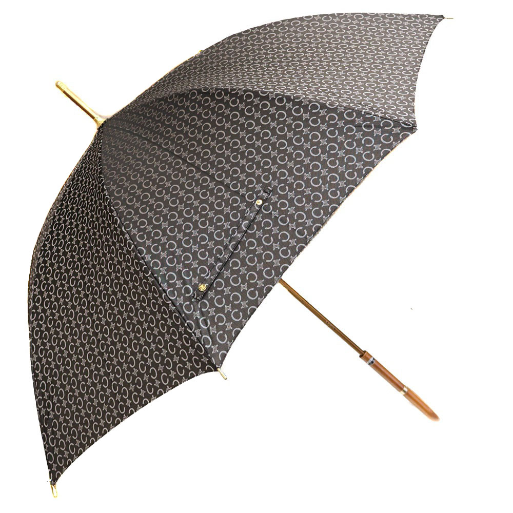 CELINE セリーヌ　Cマカダム総柄　晴雨兼用折りたたみ傘 CELINE】傘 質屋かんてい局オンラインショップ / セリーヌ
