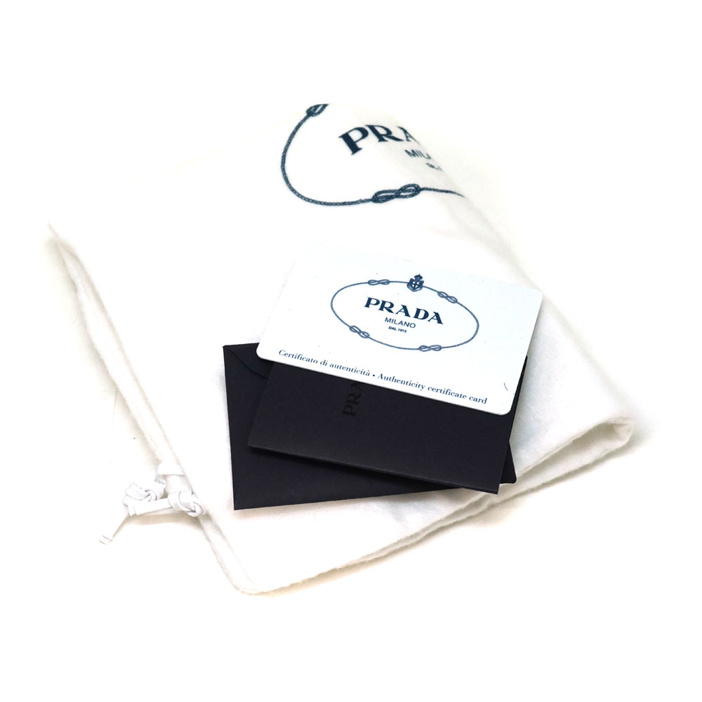 プラダ　ナイロンショルダーバッグ　ギャランティーカード付き PRADA プラダ ショルダーバッグ ブラック ナイロン レザー B8994