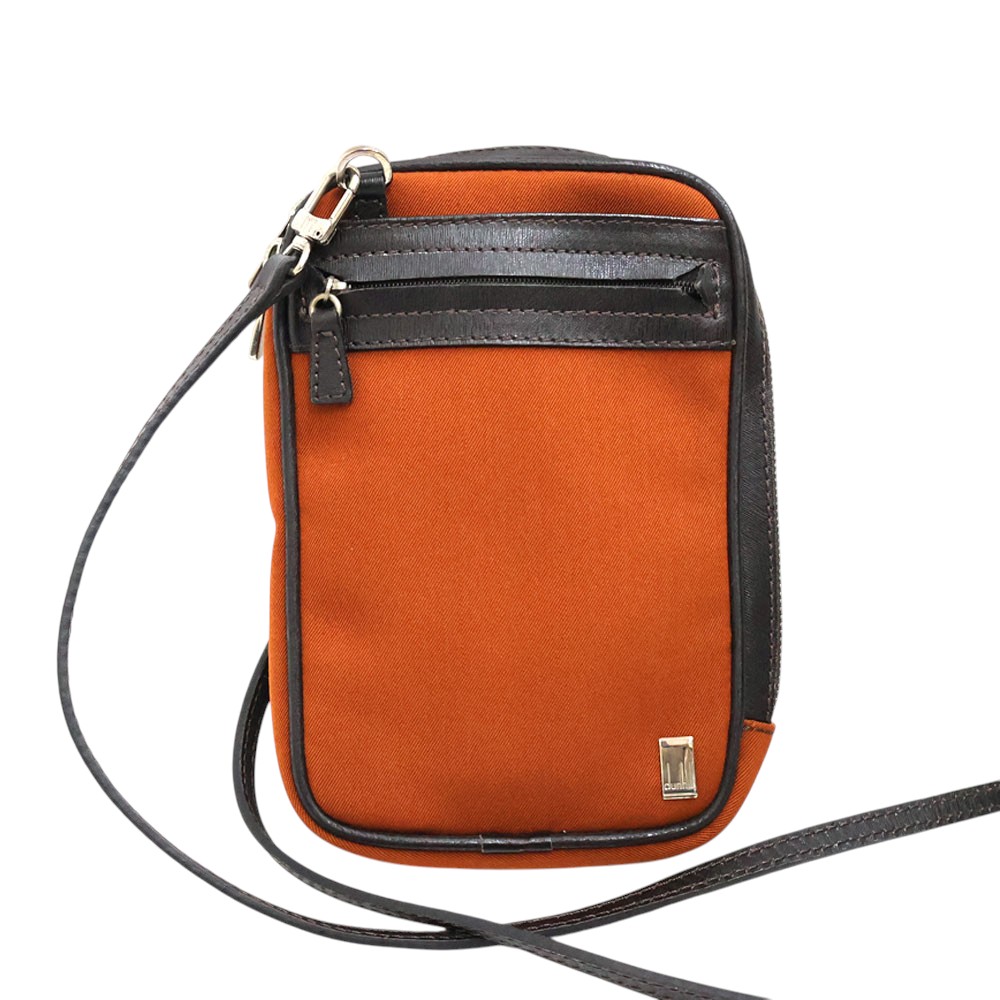 Dunhill／ダンヒル キャラメルカラー レザーショルダーバッグ 質屋かんてい局オンラインショップ / ダンヒル dunhill ショルダー