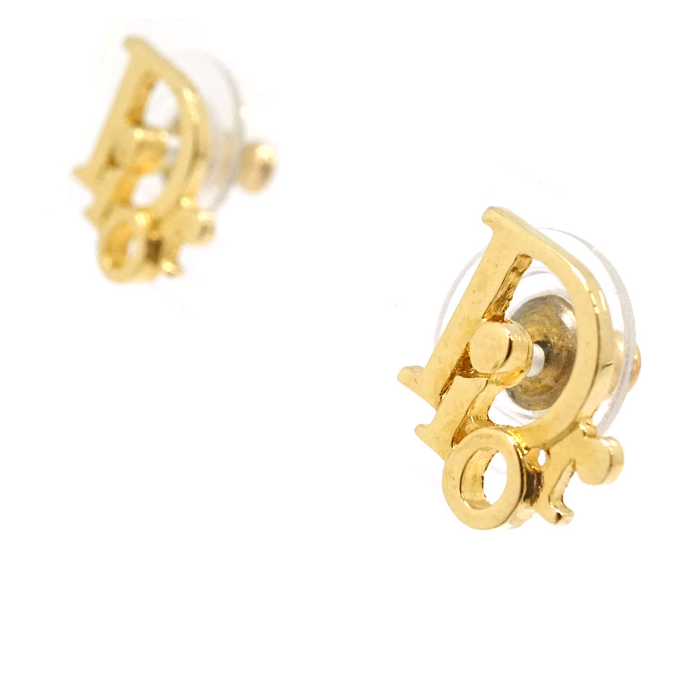 Dior ゴールド ロゴピアス　未使用　正規品 Christian Dior [正規ラッピング済] ディオール Dio(r)evolution