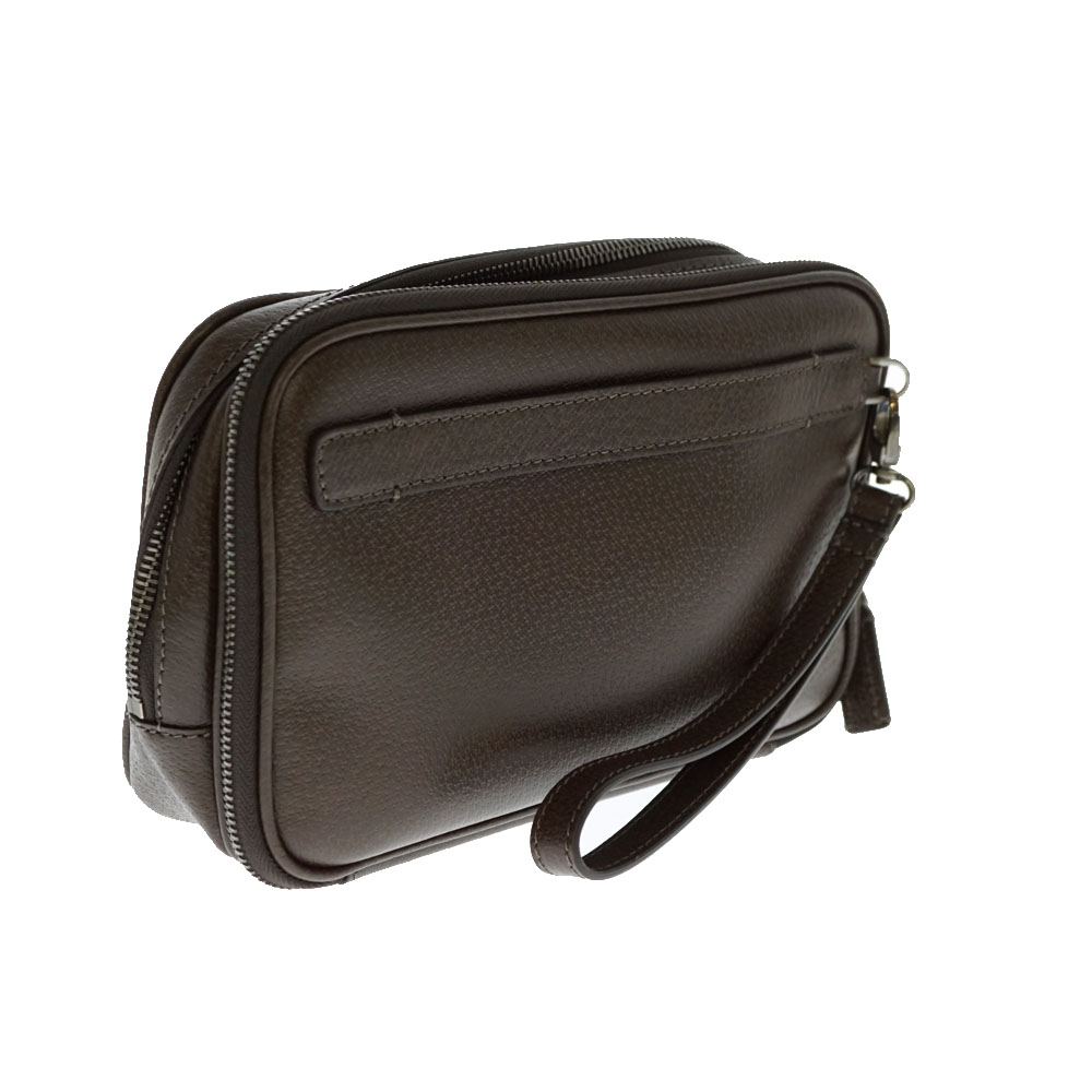 GIORGIO ARMANI セカンドバッグ GIORGIO ARMANI Luxury Toiletry Grooming Bag Man Navy Blue Travel