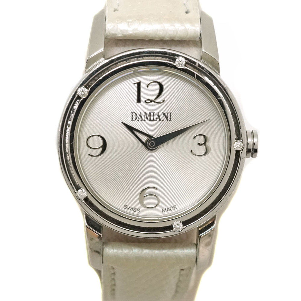 【値下げ】ダミアーニ Damiani DS006 ディーサイド クオーツ 腕時計 【中古】