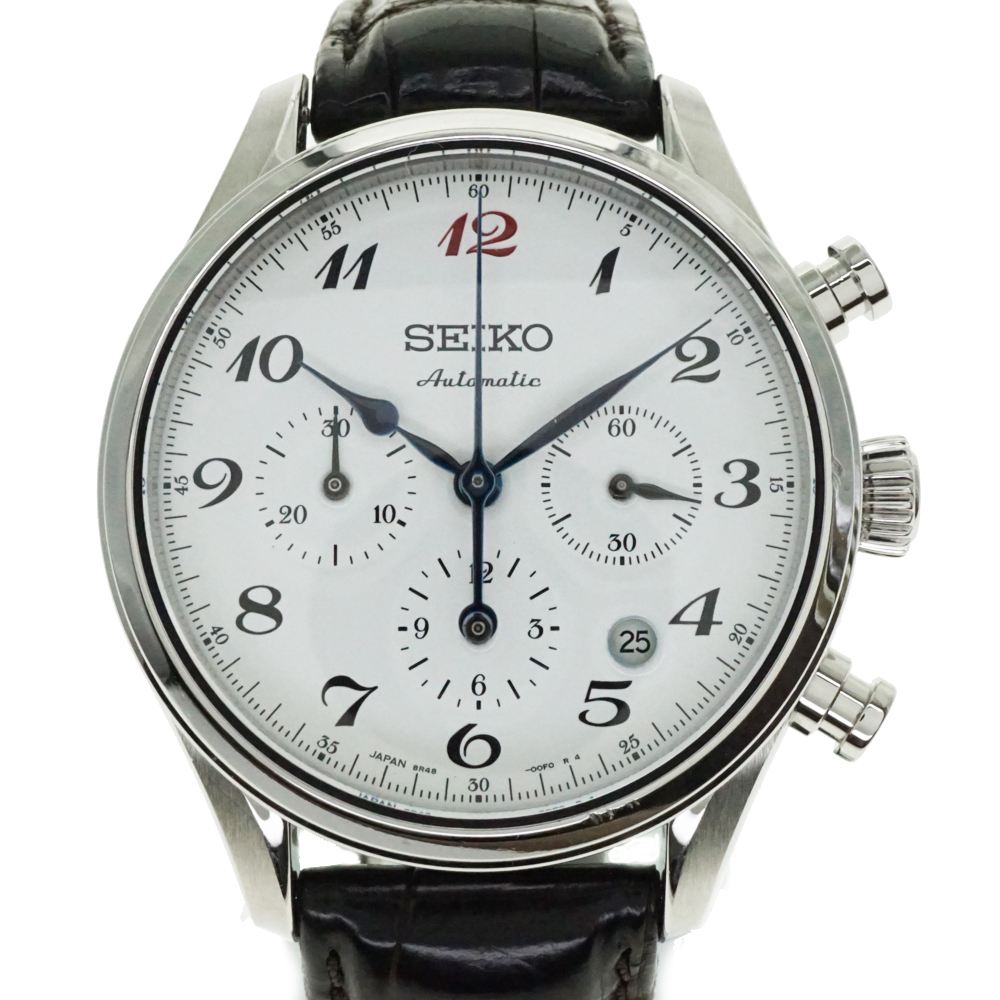 セイコー Seiko SARK001 プレザージュ 琺瑯ダイヤル ホワイト 【中古】