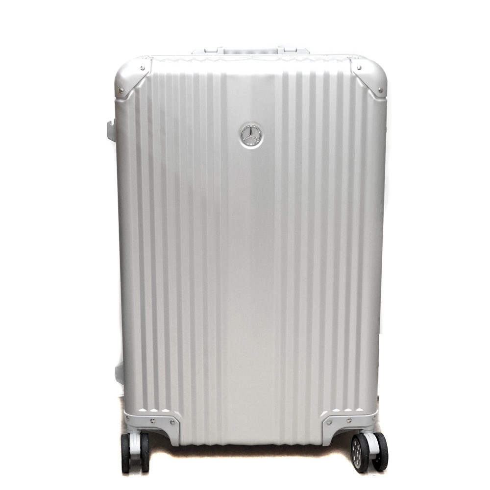 メルセデスベンツ Mercedes benz キャリーケース 旅行バッグ スーツケース シルバー【中古】