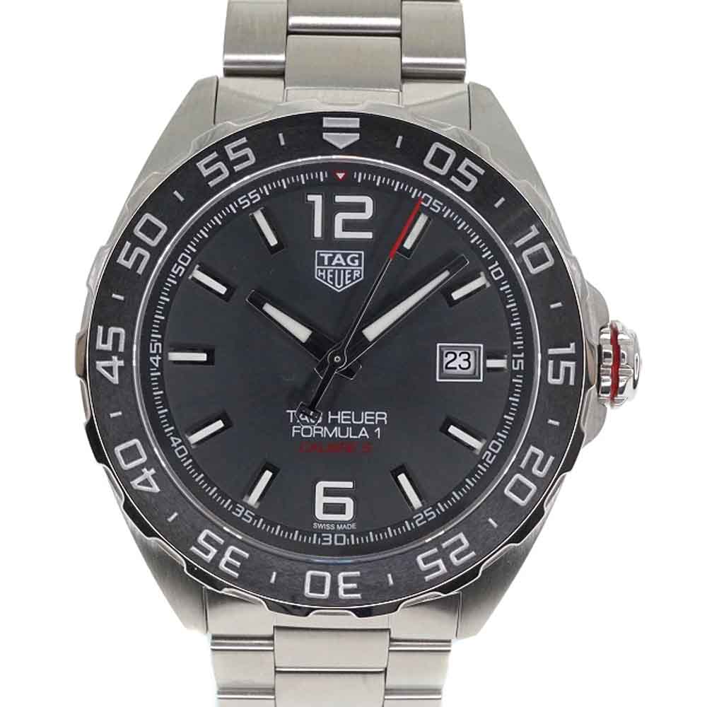 TAG-HEUER【タグホイヤー】WAZ2011.BA0842 フォーミュラ1 キャリバー5 自動巻き オートマチック メンズ 200m防水 デイト機能 スポーツ レーシング ラウンド ステンレススチール 腕時計 【中古】USED-9 質屋かんてい局細畑店 h2204597