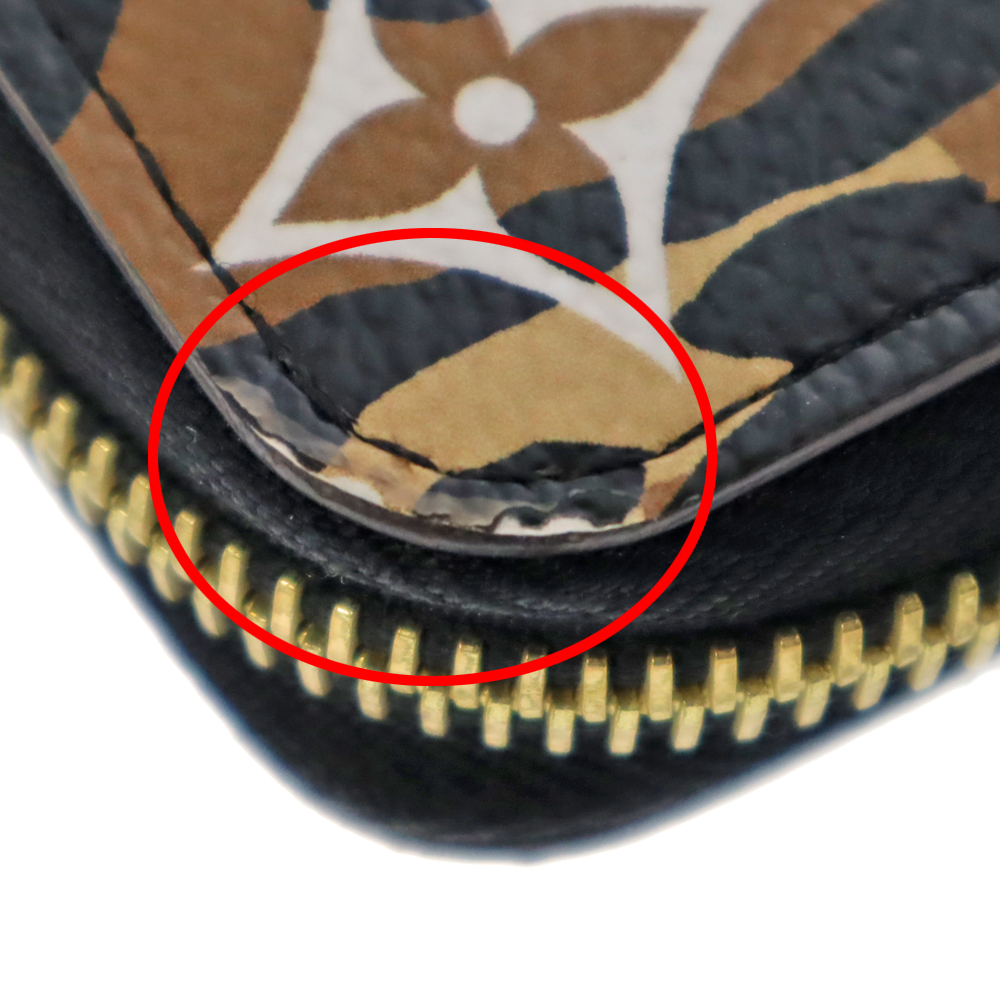 ルイヴィトン★レオパードジッピーウォレット LOUIS VUITTON ルイ・ヴィトン 財布 ヴェルニ レオパード
