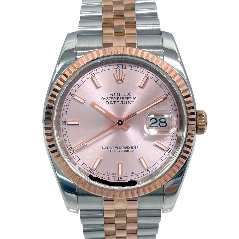 ロレックス Rolex 116231 デイトジャスト ピンクゴールド メンズ【中古】
