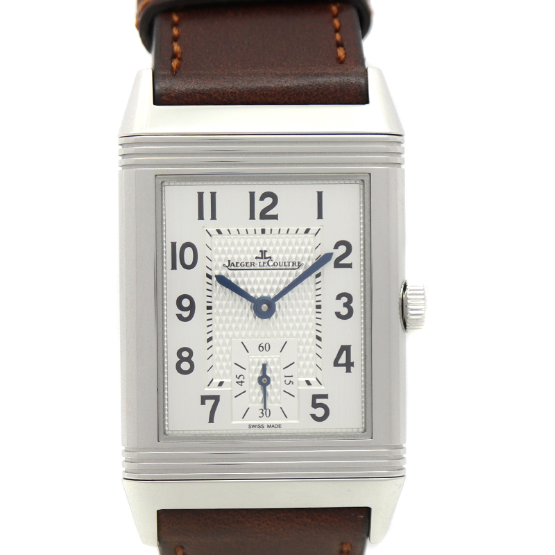 JAEGER LECOULTRE【ジャガールクルト】Q2438522 / 213.8.62　レベルソ　クラシック　ミディアム　スモールセコンド　　3気圧防水　SS/ステンレススチール　レザー　手巻き　メンズ 腕時計【中古】USED-8　質屋　かんてい局茜部店　A22-5071