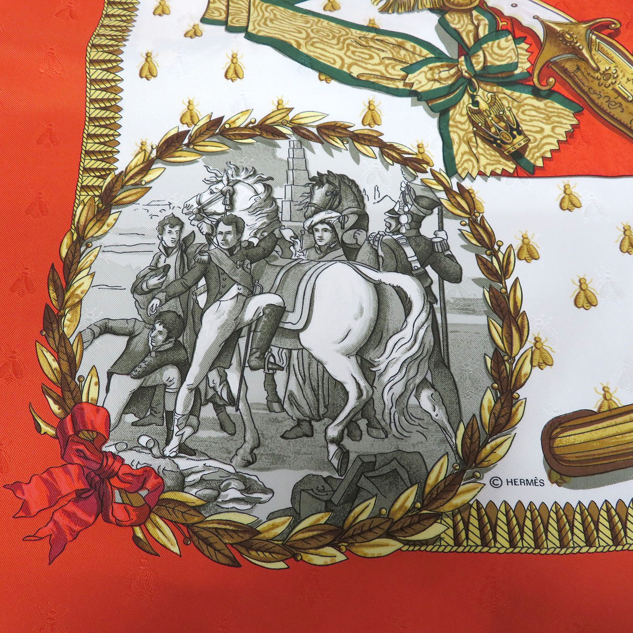 【新品箱付き】HERMES エルメス正規品 カレ90 NAPOLEONナポレオン HERMES エルメス スカーフ カレ90 NAPOLEON ナポレオン