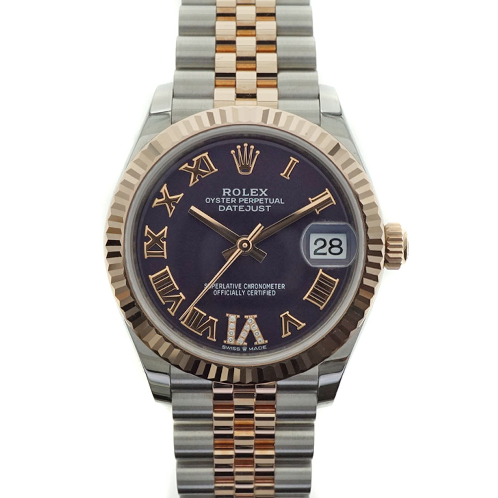 ROLEX　【ロレックス】　278271　デイトジャスト31　ローズゴールド　ステンレス　自動巻き　レディース　腕時計　【中古】　USED-8　かんてい局細畑店　h2104515