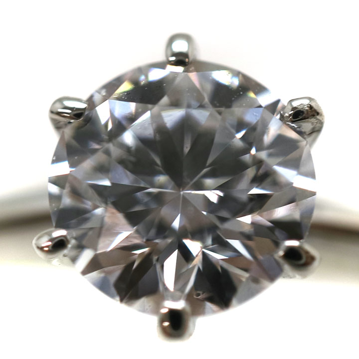 Pt1000　天然ダイヤモンドリング　サイズ8号　D0.05ct　純プラチナ 質屋かんてい局オンラインショップ / Pt1000 D0.392ctリング