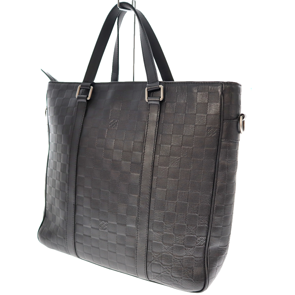 ルイヴィトン タダオPM ダミエアンフィニ ブラック レザー N41269 質屋かんてい局オンラインショップ / LOUIS VUITTON【ルイ
