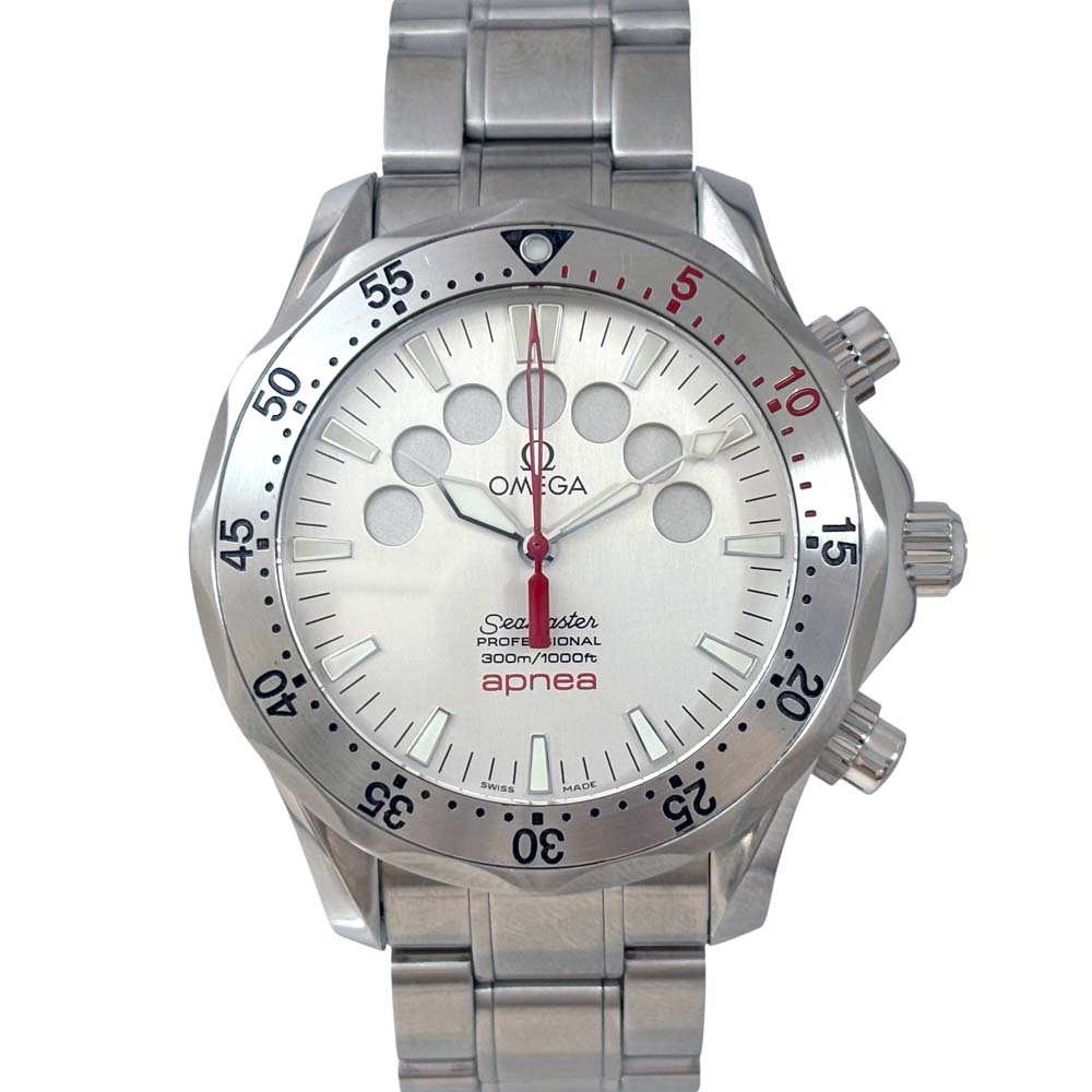 オメガ OMEGA 2595.30.00 シーマスター アプネアマイヨール シルバー 【中古】
