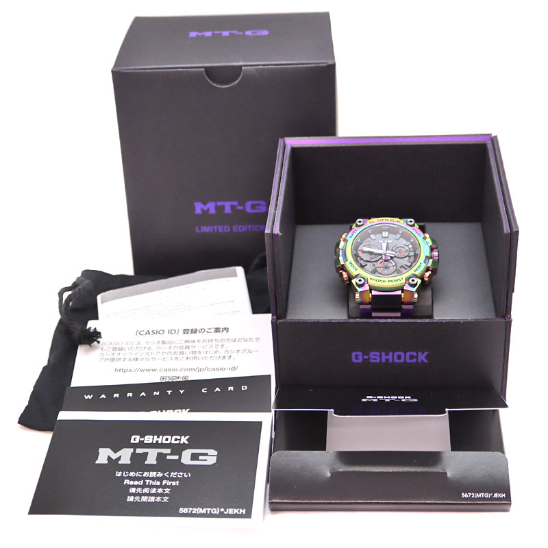 CASIO G-SHOCK MTG-B3000PRB-1AJR パープル新品 Introducing the Casio G-Shock MTG-B3000PRB-1AJR: A Striking