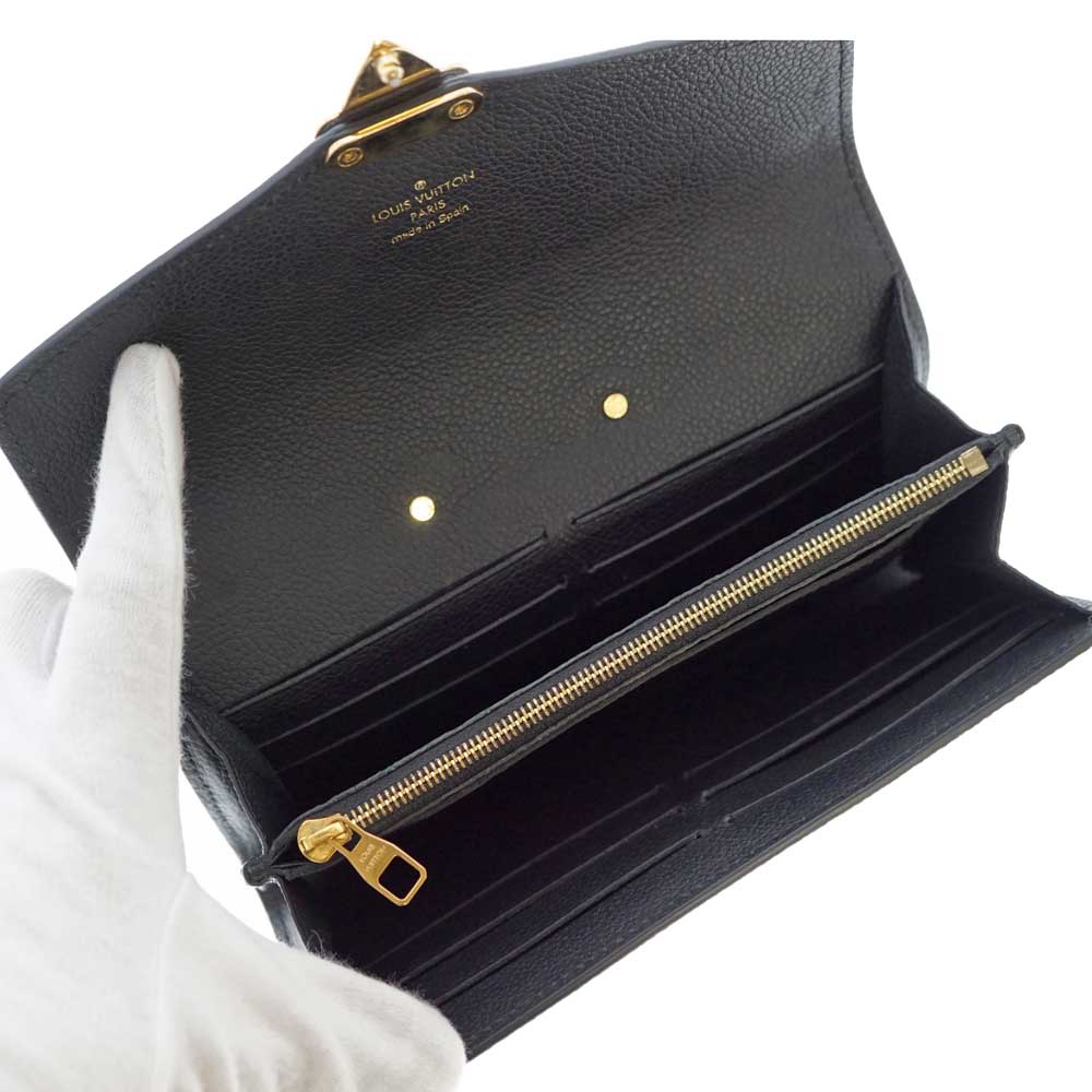 即決フォロー割！ルイヴィトン メティス ゴールド黒 長財布 正規保証2195 質屋かんてい局オンラインショップ / LOUIS VUITTON【ルイ