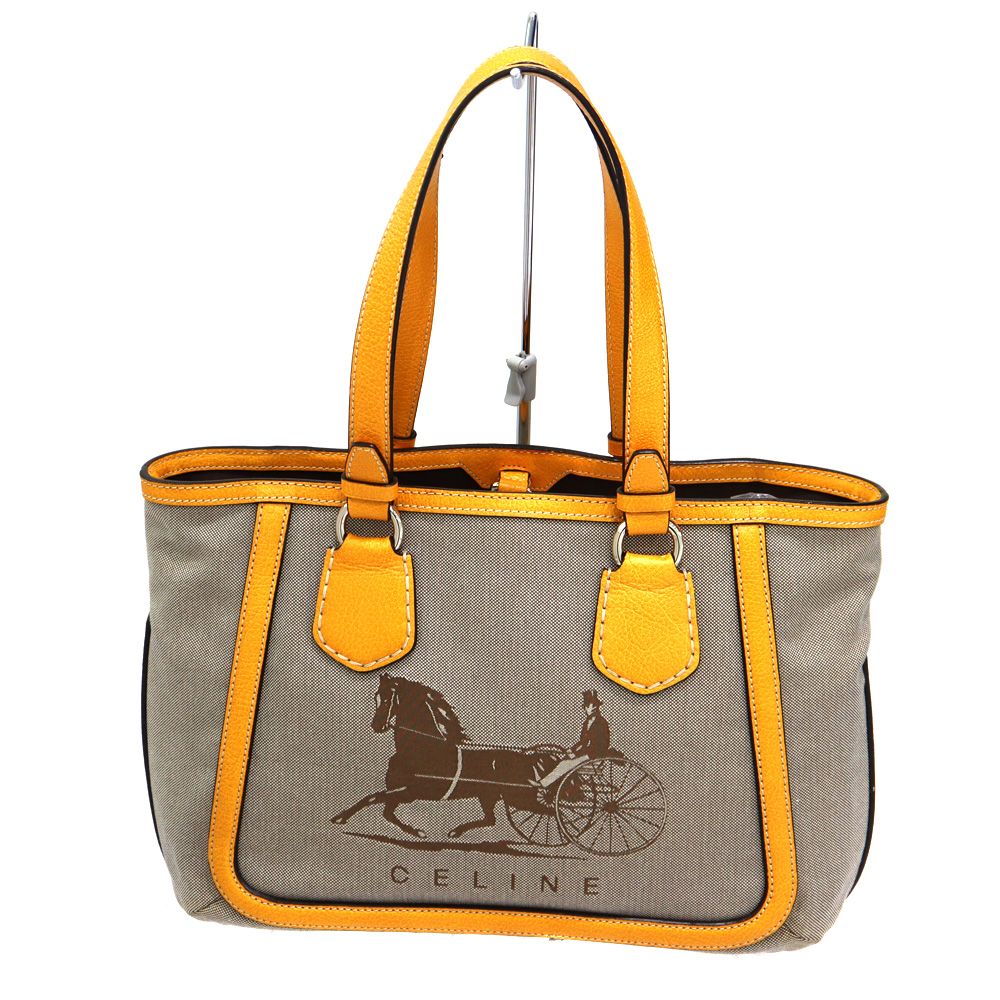 CELINE ビンテージ トートバッグ キャンバス×革 極美品 質屋かんてい局オンラインショップ / セリーヌ Celine オールド