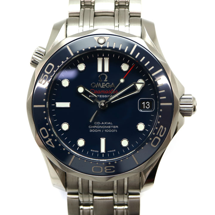OMEGA【オメガ】　212.30.36.20.03.001　シーマスター300 コーアクシャル　ステンレススチール　自動巻き　300m防水　日付表示　ボーイズ　ブランド　腕時計　USED-8【中古】　A21-6133　質屋　かんてい局茜部店