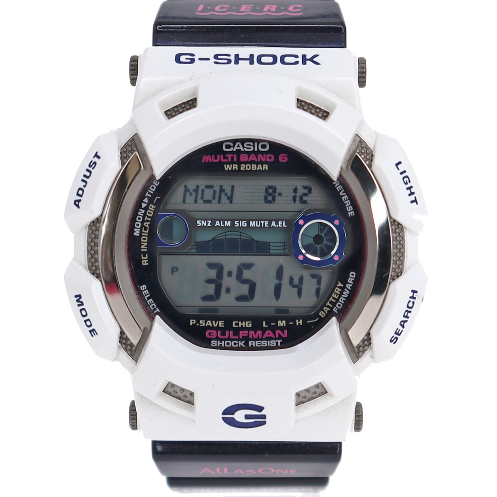 カシオ Casio GW-9110K-7JR g-shock ジーショック イルカクジラモデル ネイビー 【中古】