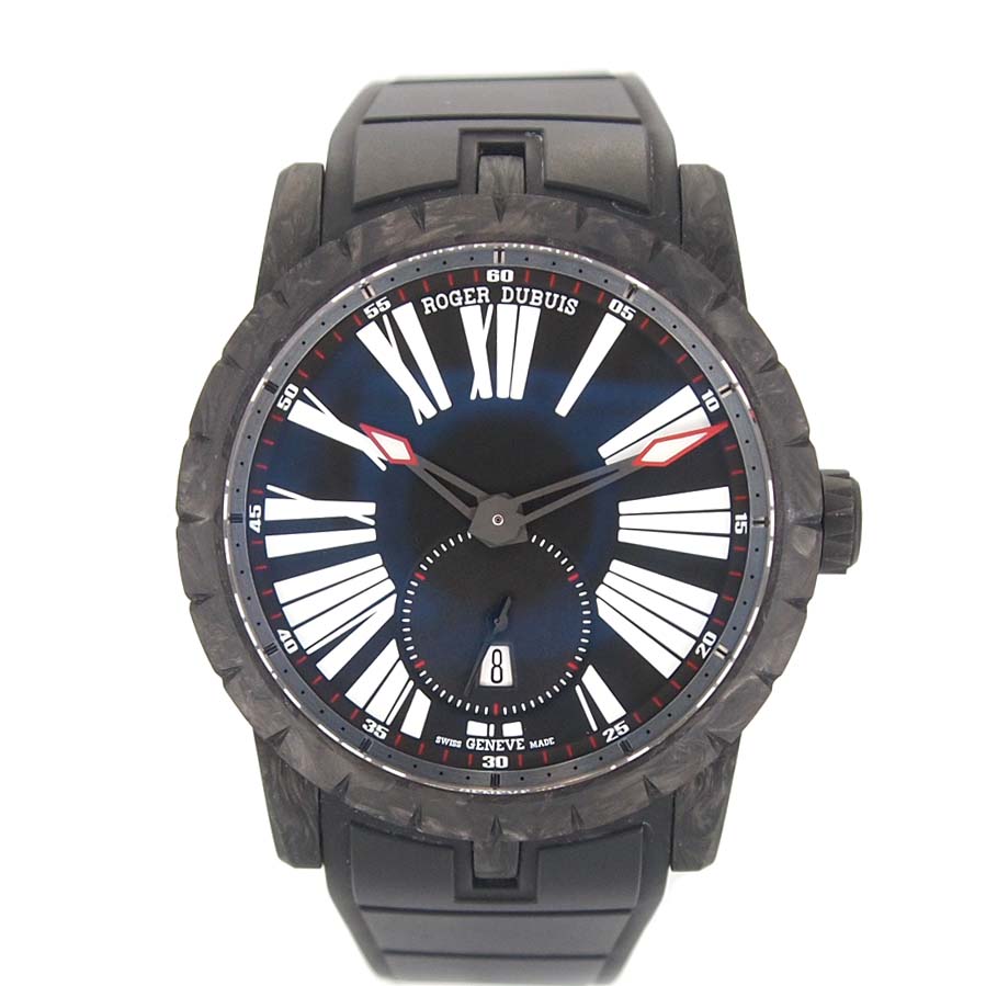 ロジェ・デュブイ ROGER DUBUIS DBEX0510 エクスカリバー42 ブラック 【中古】