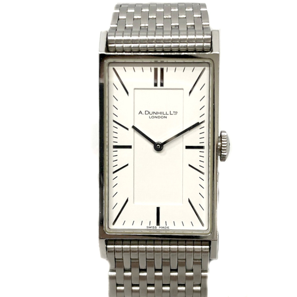 DUNHILL ダンヒル ウェイファー 8036 クォーツ腕時計 シルバー　57 DUNHILL ダンヒル ウェイファー 8036 クォーツ腕時計 シルバー