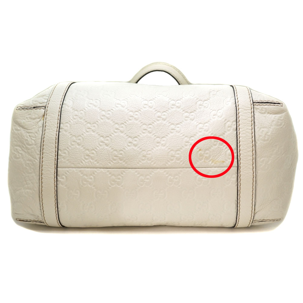 激レア/本物　GUCCI グッチ トートバッグ/白/正規品 質屋かんてい局オンラインショップ / GUCCI【グッチ】233607