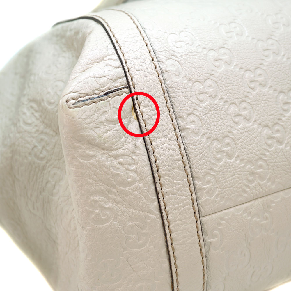 激レア/本物　GUCCI グッチ トートバッグ/白/正規品 質屋かんてい局オンラインショップ / GUCCI【グッチ】233607