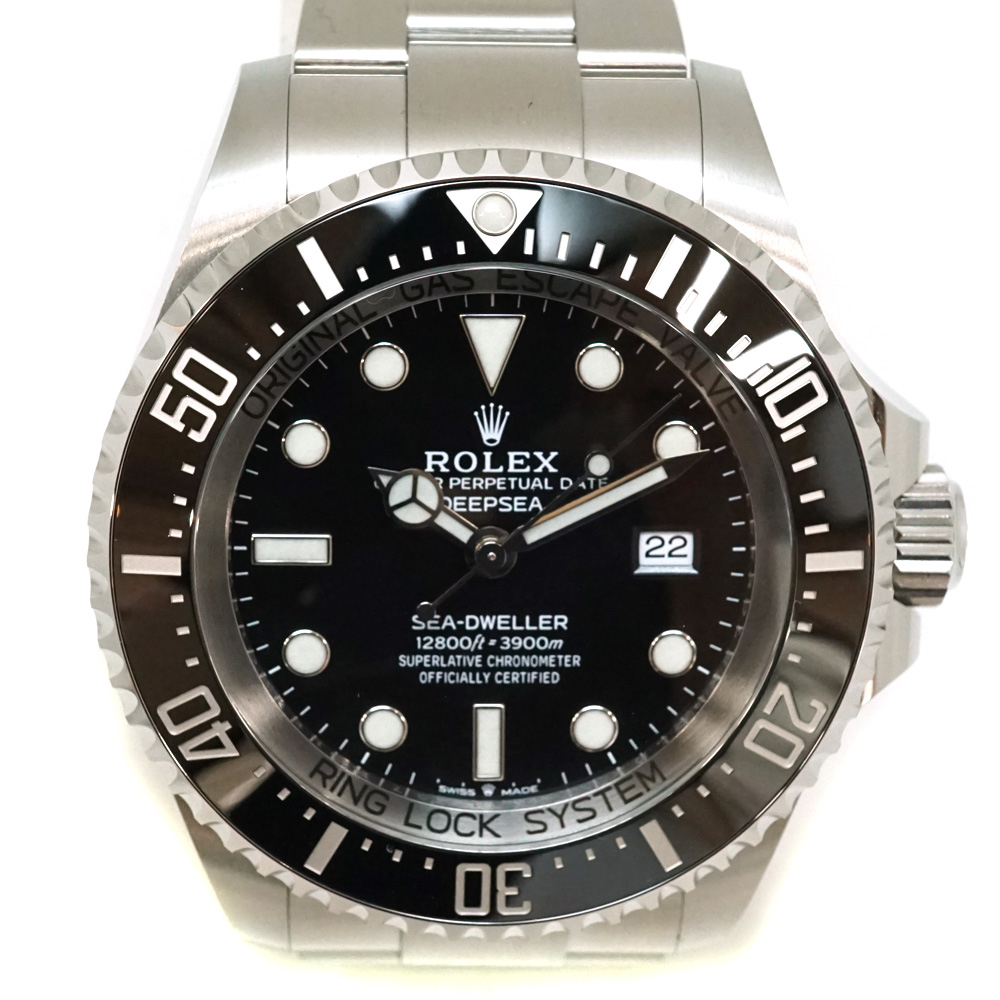 ROLEX【ロレックス】126660 ディープシー  ステンレススチール ダイバーウォッチ   ウォッチ  2022年購入 メンズ【中古】USED-10　特上品　美品【質屋かんてい局北名古屋店】n22-5443
