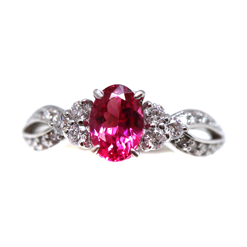 ★最終値下げ★ピンクスピネル リング プラチナ Pt900 7号 宝石つむり Spinel Pt900スピネル ダイヤモンドリング(No.127847) – JEX宝石