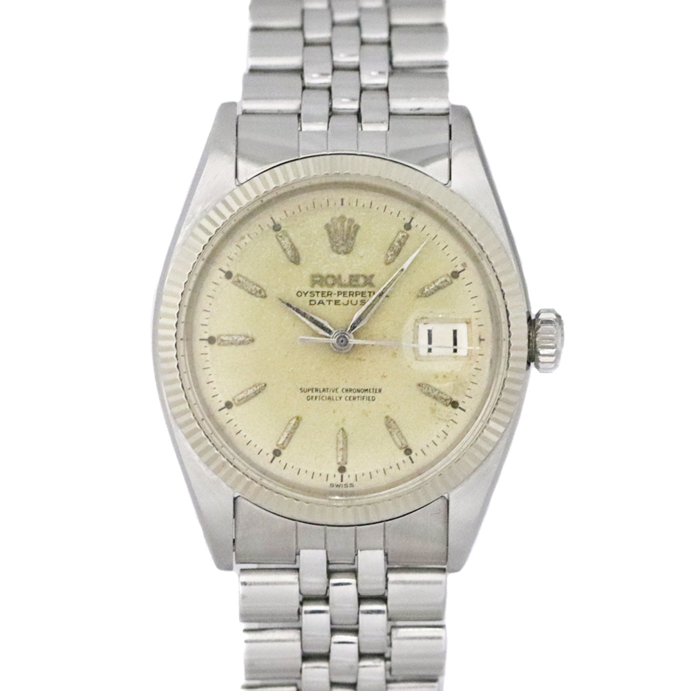 ロレックス Rolex 6605 デイトジャスト アイボリー アンティーク 【中古】