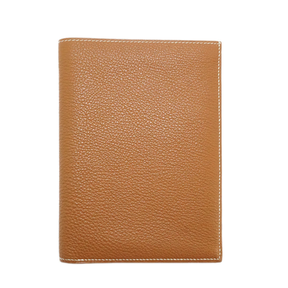 エルメス Hermes 二つ折り 札入れ ブラウン 財布【中古】