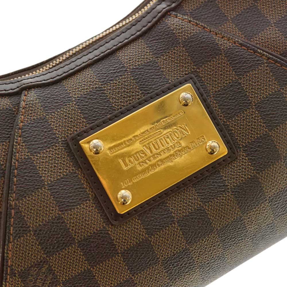 質屋かんてい局オンラインショップ / LOUIS VUITTON【ルイ・ヴィトン】N48180 テムズPM ダミエキャンバス 肩掛け ワン ショルダーバッグ ブラウン レディース 鞄 ロゴプレート【中古】 USED-6 質屋 かんてい局北名古屋店 n20-4438