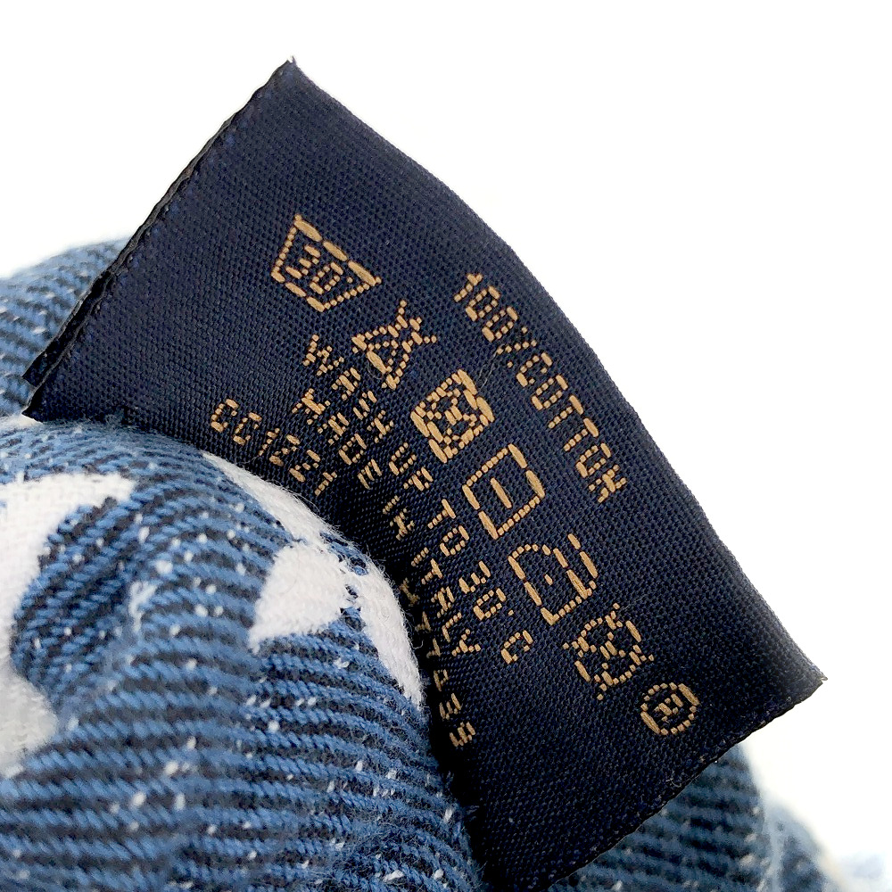 未使用級✨正規品 LOUIS VUITTON デニムシュシュ モノグラム 220112-12.jpg