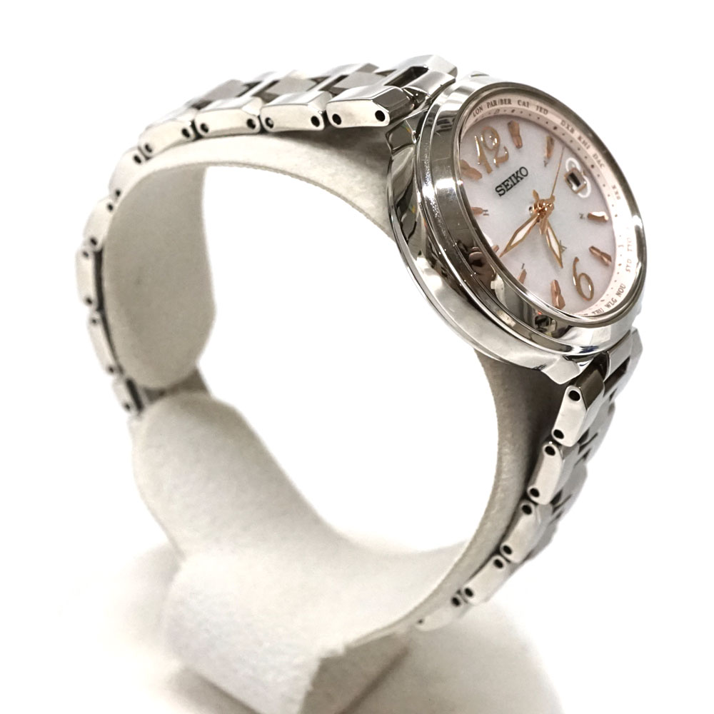 美品★セイコー 1B25-0AH0 ルキア ピンク ソーラー レディース 腕時計 2025年最新】セイコー ルキア 1b25-0ah0の人気アイテム - メルカリ