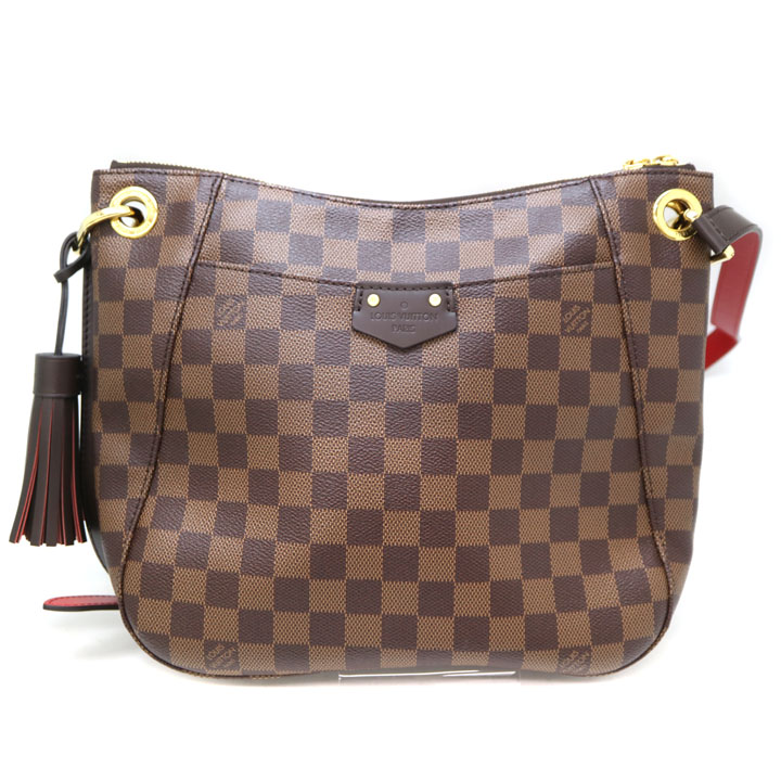 LOUIS VUITTON【ルイ・ヴィトン】　N42230　サウス・バンク　ショルダーバッグ　ダミエキャンバス　エベヌ　ブラウン系　LV　USED-9【中古】A21-6499　質屋　かんてい局茜部店