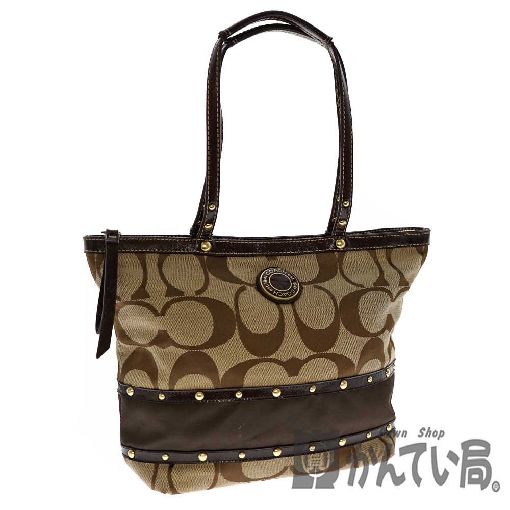 coach コーチ トートバッグ シグネチャー パテントレザー A4 大容量