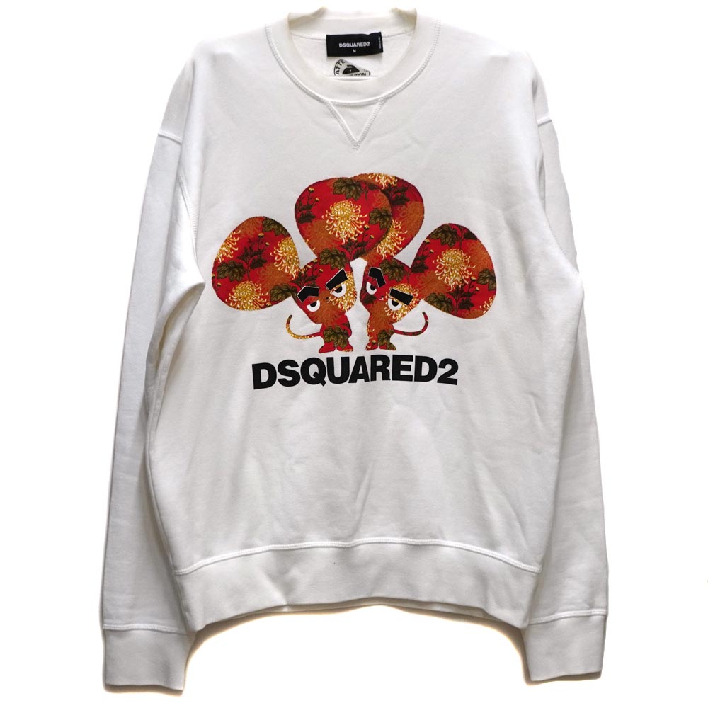 DSQUARED2 プリントトレーナー Mサイズ